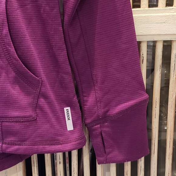 RBX Purple Hooded Athletic Active Wear Running Jacket - Picture 8 of 10